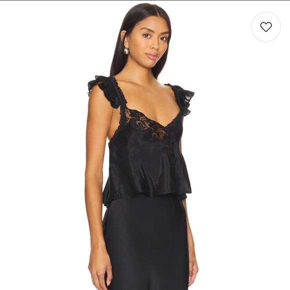 NWT! Free People Harmony Lace Top Fairygoth Whimsigoth Date Night - Picture 8 of 9